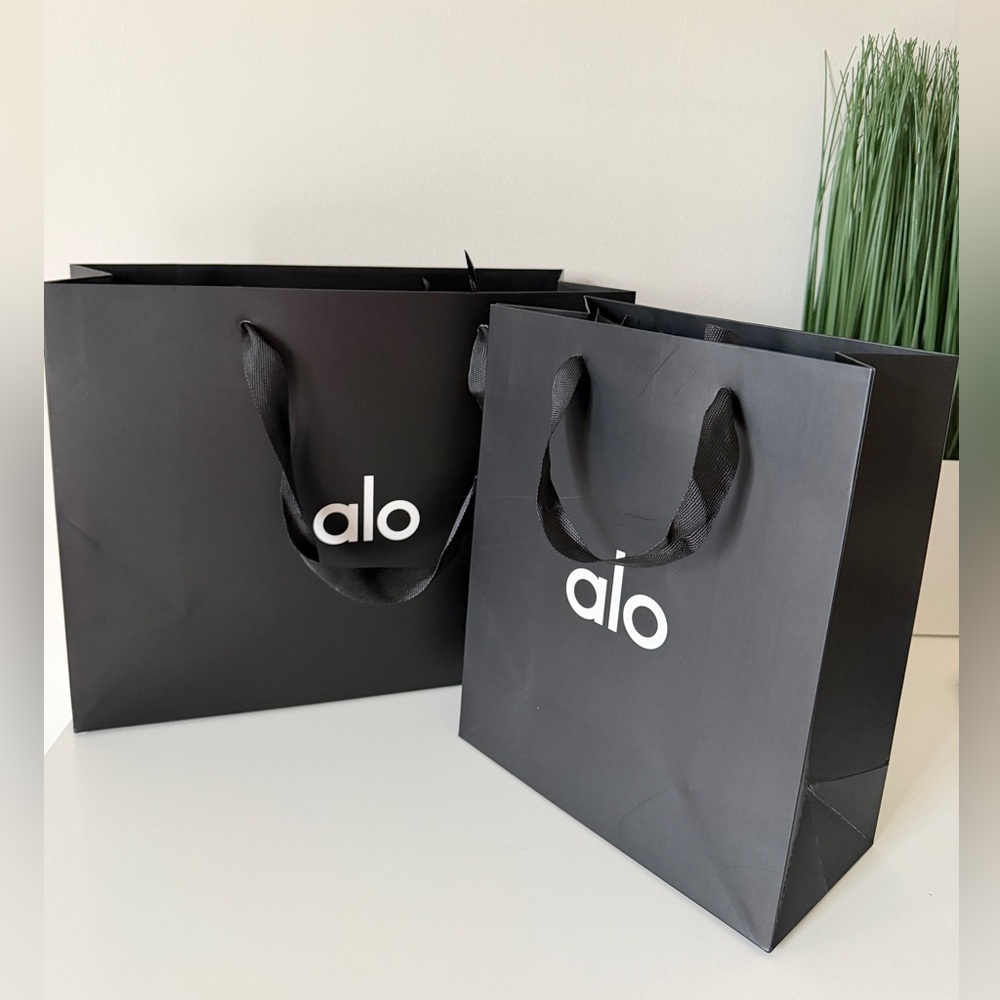 Alo shopping bag 2pc small and medium